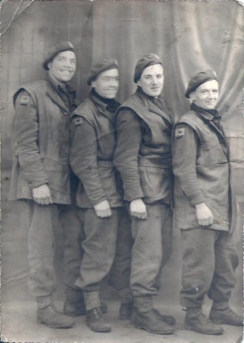 N136 - 2nd from right Affleck, H Coy - Rfn. Dennis Affleck collection