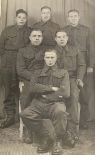 N174 - Front, Tom Barnes, 13 Platoon - Rfn. T.J. Barnes collection